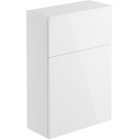 Signature Stockholm Back to Wall WC Toilet Unit 600mm Wide - White Gloss