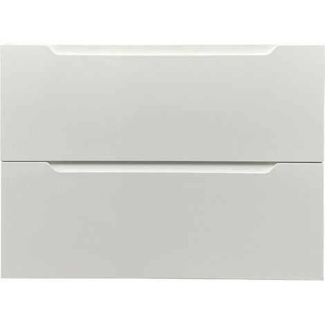Meuble sous vasque suspendu - Blanc - 80 cm - STEFANIE (1/4)