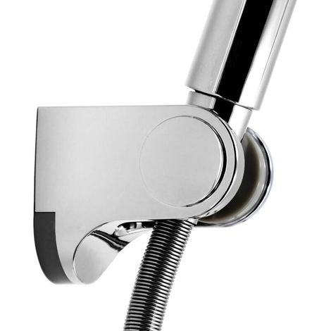 Universal Adjustable Fixed Shower Head Holder Bathroom Wall Mounted ABS Chrome HSZJ001