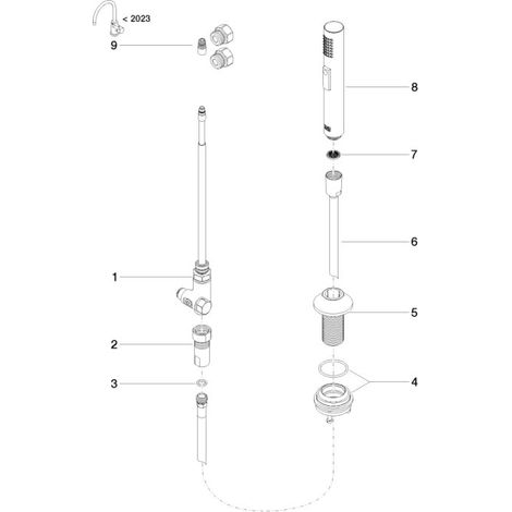 DORNBRACHT 27731809-42 Ensemble douchette pour évier VAIA 27731809