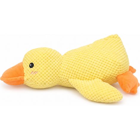 Jouet sonore en peluche pour vos animaux canard petit format