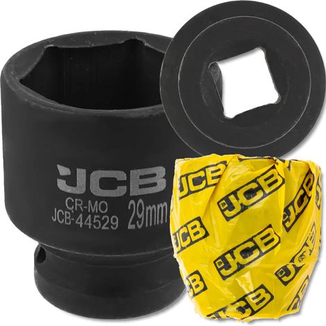 Bussola a impatto JCB da 1/2" 29 mm a 6 punte in acciaio Cr-Mo
