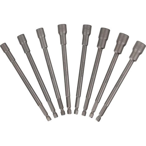 Set mit 8 0,63 cm magnetischen Schlagschrauber-Bits (1/5)