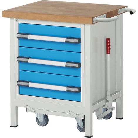 eurokraft pro, Établi mobile à châssis escamotable, sur (1/2)