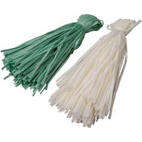 15KG RAFIA SINTETICA IN MAZZETTI - gr.200 mazzetti da mt.1,2 colore verde