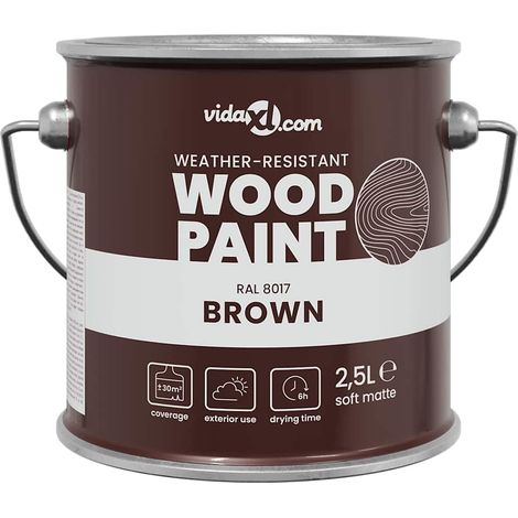 Peinture pour bois Marron 16,5 x 16,5 x 15,9 cm CFW688429