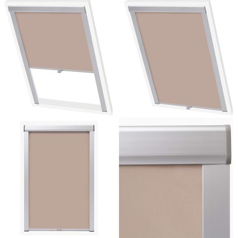 Verdunkelungsrollo Beige M08/308 - Dachfensterrollo - Velux Rollo - Verdunklungsrollo - Rollos - Fensterrollo - Home & Living (1/5)