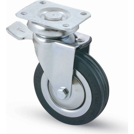 RUOTA CARRELLO D 100 MM GOMMA 155/BIS PIAS C/FR