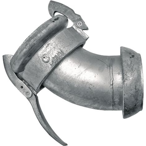 Gomito per serbatoio a barile 45° fi DN 108 / 4" Sistema per fanghi Perrot 0200213