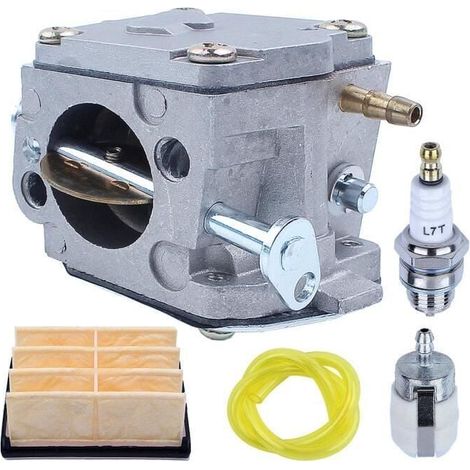 Carburateur Carb avec kit de conduite de carburant de filtre à air pour Husqvarna 61 266 268 272 272XP (1/4)