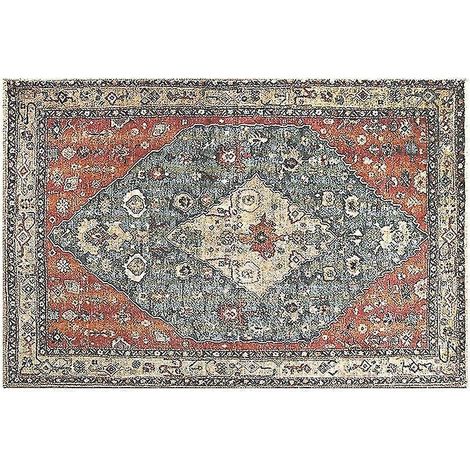 Distressed-Eingangsteppich, böhmische Fußmatte, Bodenmatte aus Kunstwolle für den Innenbereich, Küche B (1/5)