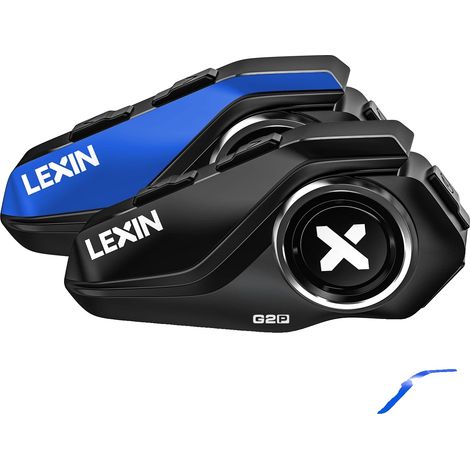 Interfono per casco da moto, collega 6 motociclisti, impermeabile IP67 (1/2)