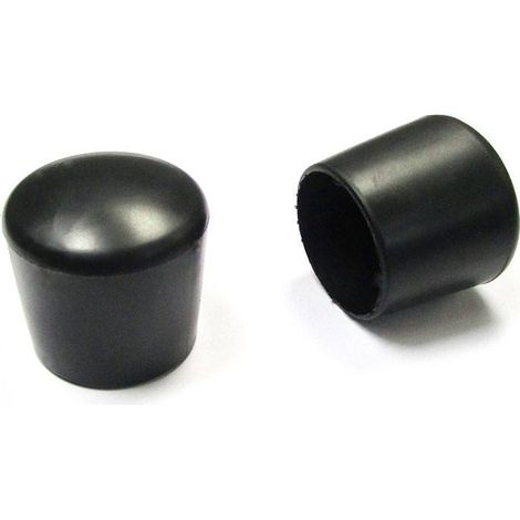 Ajile - Embout flexible enveloppant NOIR pour tube de diam. 25 mm