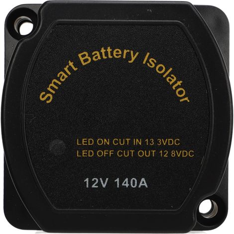 Kit relais intelligent 12V 140Amp pour batterie double ATV UTV 4WD Rzr RV - Système d'isolation de batterie sensible (1/5)