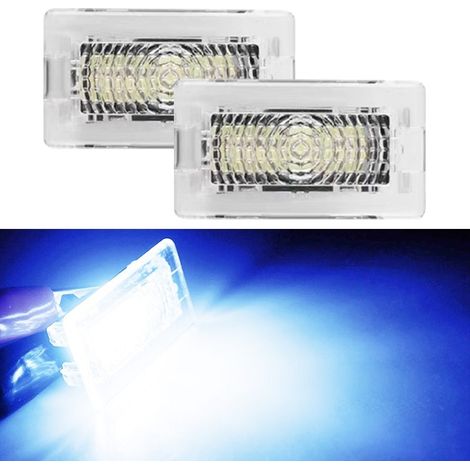 (Bleu glacier) Kit d'éclairage intérieur LED ultra-lumineux pour Tesla Model 3 Y S X. Accessoires compatibles avec le coffre, le compartiment avant, les éclairages de seuil de porte et de plancher. Éc (1/5)