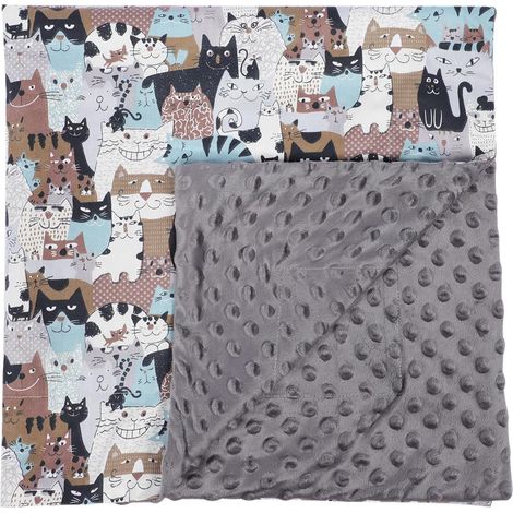Couverture pour Tout-Petit en Velours Doux, Couverture de Couchage Réutilisable pour Camping et Poussette (1/5)
