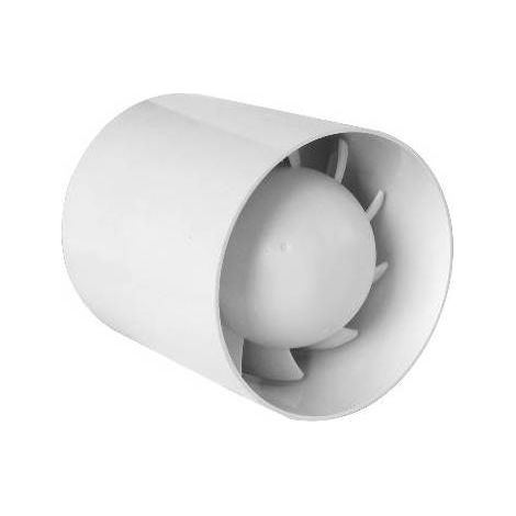 ASPIRATORE ELICOIDALE CILINDRICO PER CONDOTTI Misura: Bianco Diam. 120-125