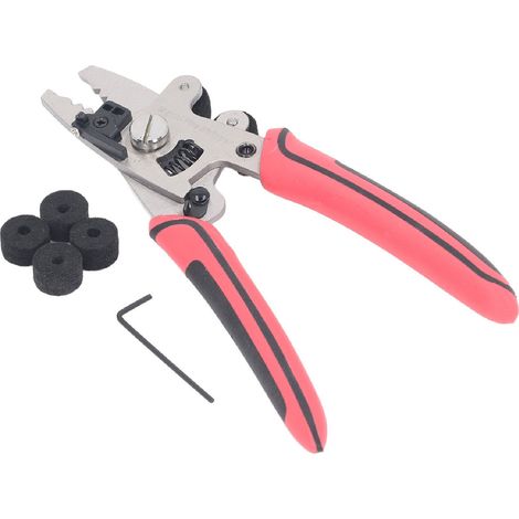 Pince à dénuder multifonctionnelle, dénudeur de Fiber optique, lame en acier inoxydable, poignée antidérapante en PVC, coupe-fil. (1/5)