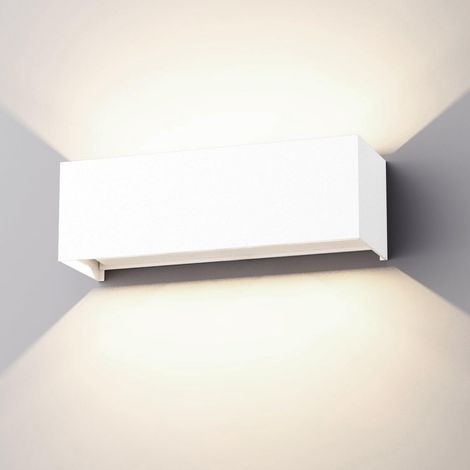 1 Applique Murale 30W Aluminium,Angle Réglable 0-120°,Étanche IP65 Blanc Nature 400K,Intérieur Extérieur