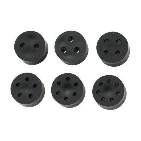 TRU COMPONENTS TC-MH18-3A203 GUARNIZIONE M20 3 X -2,0 - 3,0 MM GOMMA NERA 50 PZ TC-10820772