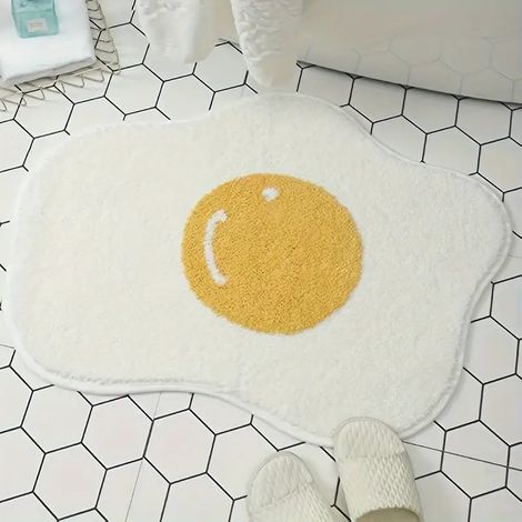 1 niedlicher Eier-Badezimmerteppich – geeignet für Badezimmer, Küche und Schlafzimmer