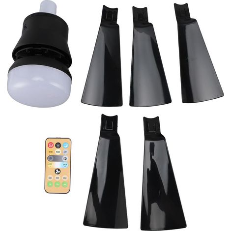 Plafonnier ventilateur LED avec lumière réglable 3000K–6500K, 3 vitesses, minuterie & mémoire, installation simplifiée (1/5)