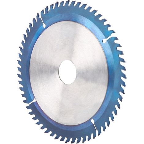 Kreissägeblatt mit blauer Beschichtung, Holztrennscheibe, 1" Innendurchmesser, 60 Zähne (6" Außendurchmesser) (1/5)