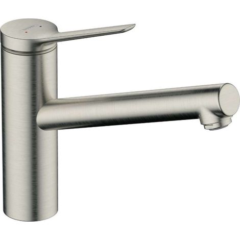 Hansgrohe Zesis M33 - Grifo de fregadero 150, aspecto de acero inoxidable 74802800 (1/3)