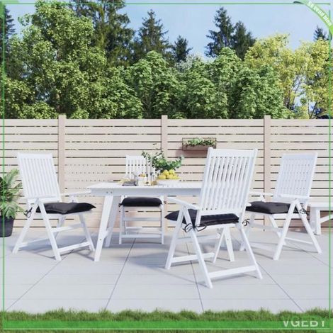 361508 Coussins de chaise lot de 4 anthracite 50x50x7 cm tissu oxford (1/5)