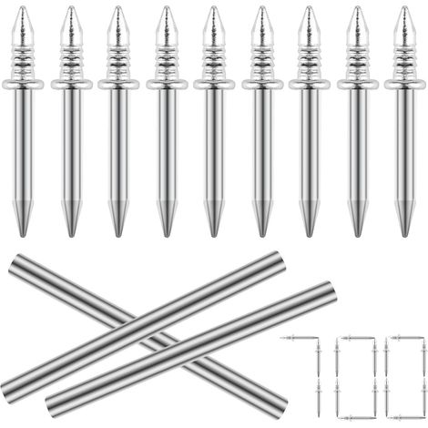 Kit de Clous à Double Tête (avec Outil d'Installation Spécial) – Fixation pour Plinthes, 700 Clous + 7 Outils, Sans Perçage (1/5)