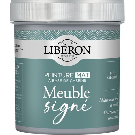 Peinture meuble à base de caséine LIBERON Bleu Sarcelle mat 500 ML