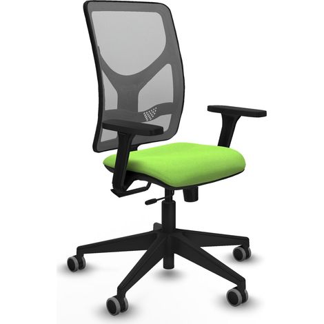 Silla de oficina piqueras y crespo Motilla gris malla pistacho (1/2)