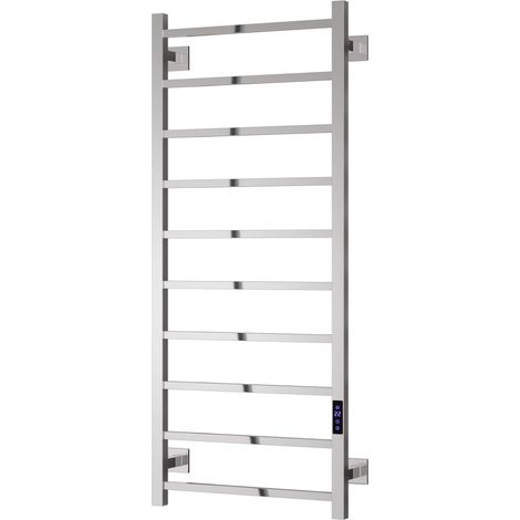 Reina Velino Electric Heated Towel Rail 1200mm H x 500mm W - Polished (1/4)