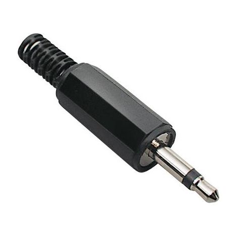 Jack 3.5 mm mâle, droit BKL Electronic 072118 Nombre de pôles: 2 mono noir 1 pc(s) D29149 (1/3)