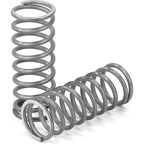 Stück – Druckfeder – Edelstahl – Hohe Festigkeit und Elastizität für Mechanik und Heimwerker – Silber – 1,6 x 12 x 40 cm (1/5)