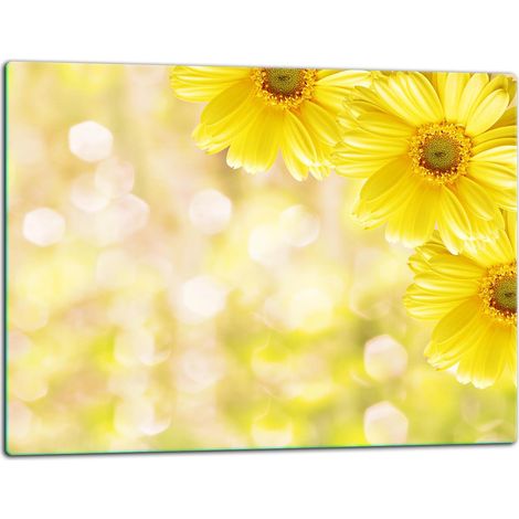 Schneidebrett aus Glas, 52x40 cm, Blumen (1/5)