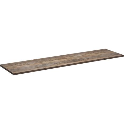 Plan vasque VANTA dunkle Eiche 140 cm – Badezimmerablage