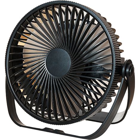 Ventilateur De Table - 12 Cm - 3 Vitesses Réglables - Pour Bureau Chambre Cuisine Camping - 1 Pièce (1/5)