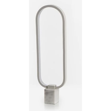 Lampada da tavolo LED design moderno con base in marmo Brillante
