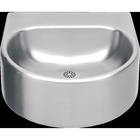 KWC Einzelwaschtisch, ANIMA, Edelstahl, 460x230x490 mm, ohne Hahnloch (1/2)