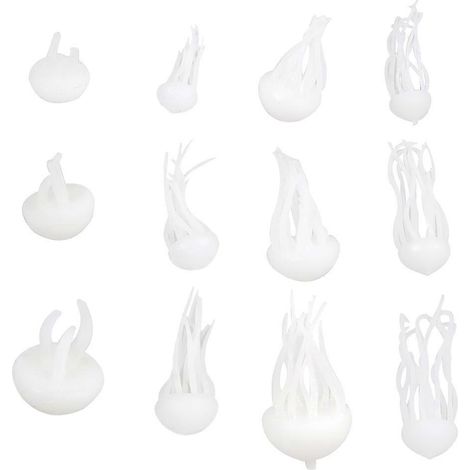 Moules en résine époxy en forme de méduse, kit d'outils de pâtisserie DIY, 12 pièces (1/5)
