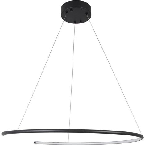 Merano Boise Plafonnier LED Intégré Sandy Noir Aluminium LED 30W 1480Lm 3000K