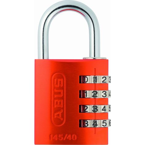ABUS 495274-145/40NARANJAB Candado aluminio combinacion 40 mm 4 dígitos naranja blister (1/4)