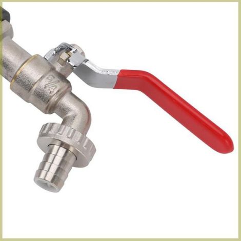 Cocosity Connecteur de filtre de réservoir IBC Connecteur de piscine gazon S60x6 vers G3/4 Femelle avec Mamelon de Robinet G3/4 (1/5)