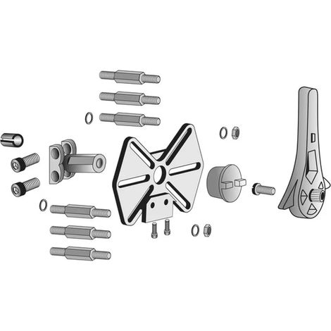 Resideo Kit de montage universel ATU2040A pour mélangeur tiers, ATU2040A