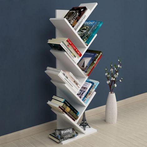 Libreria Porta Libri e Riviste Bianco Salvaspazio Moderno Divisorio Salvaspazio (1/4)