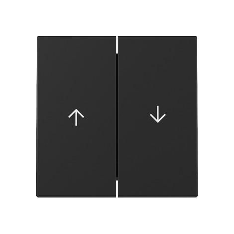 GIRA 3294005 INTERRUPTEUR À BASCULE DOUBLE NOIR MAT