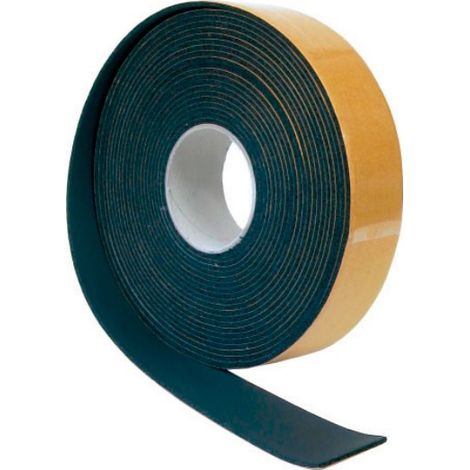 Rollo Cinta Isocell Autoadhesiva Negra 10 mts 50x3 mm Climatización