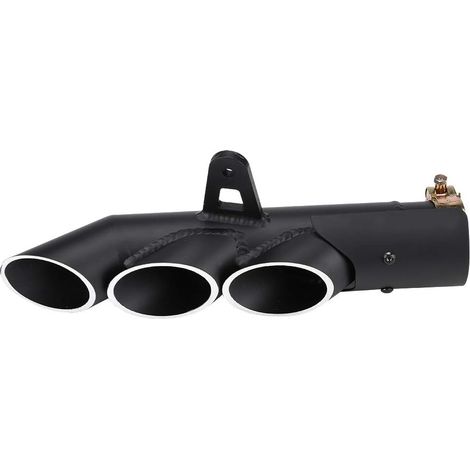 51mm Tuyau d’Echappement Silencieux de Moto Trois-sortie Embout silencieux d'échappement arrière en acier inoxydable pour YZF-R6 (1/5)