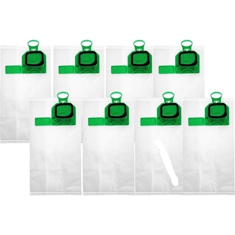 Sacs à poussière, compatibles avec les aspirateurs Vorwerk Kobold VK140 et VK150.(8PCS)